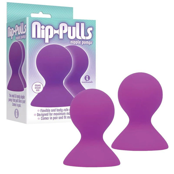 The 9's, Silicone Nip - Pulls, Violet - TruLuv Novelties