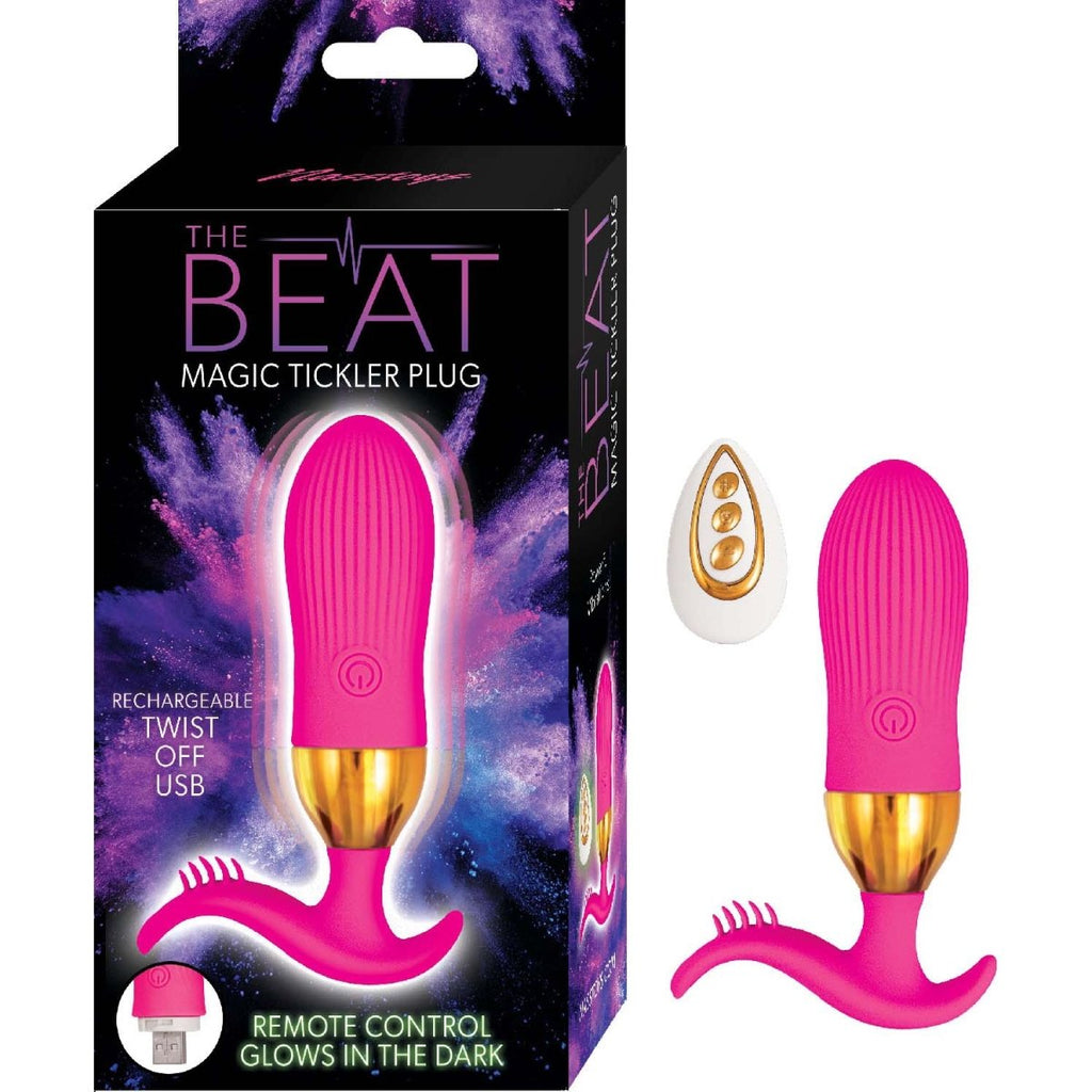 The Beat Magic Tickler Plug - Pink - TruLuv Novelties