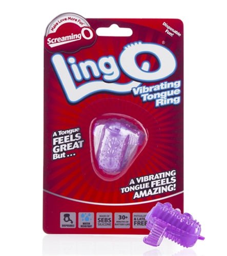 The Ling-O Vibrating Tongue Ring - Each - TruLuv Novelties