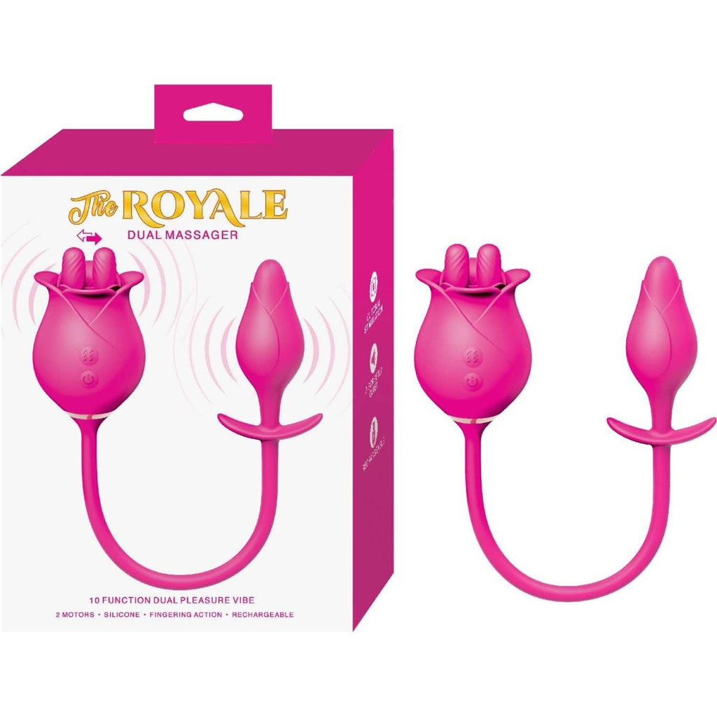 The Royale Dual Massager - Pink - TruLuv Novelties