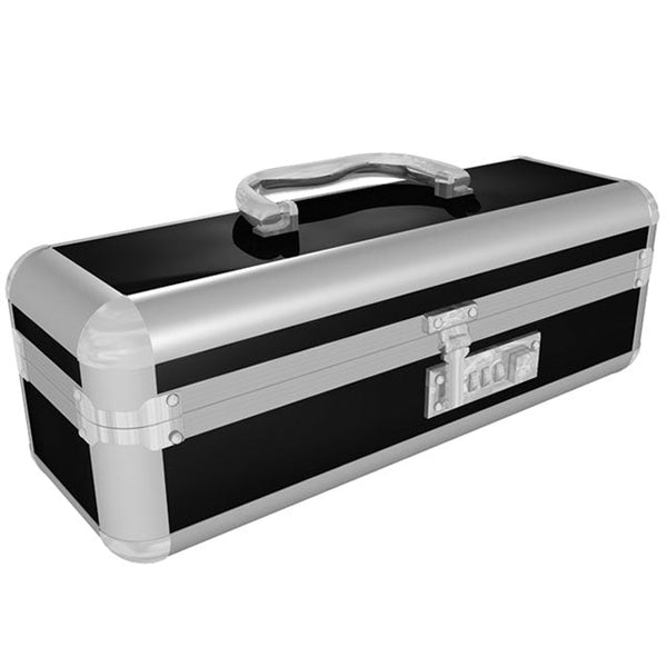 The Toy Chest Lockable Vibrator Case Medium Black - TruLuv Novelties