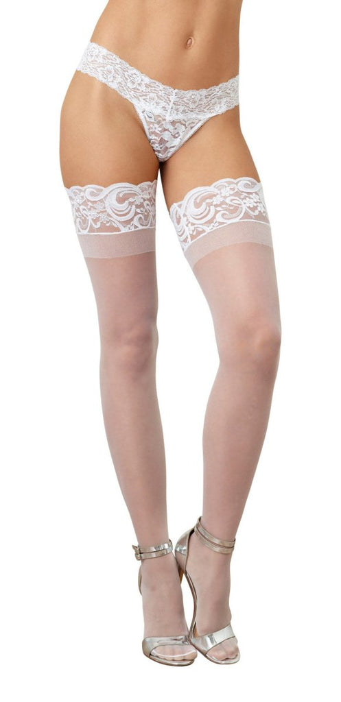 Thigh High - One Size - White - TruLuv Novelties