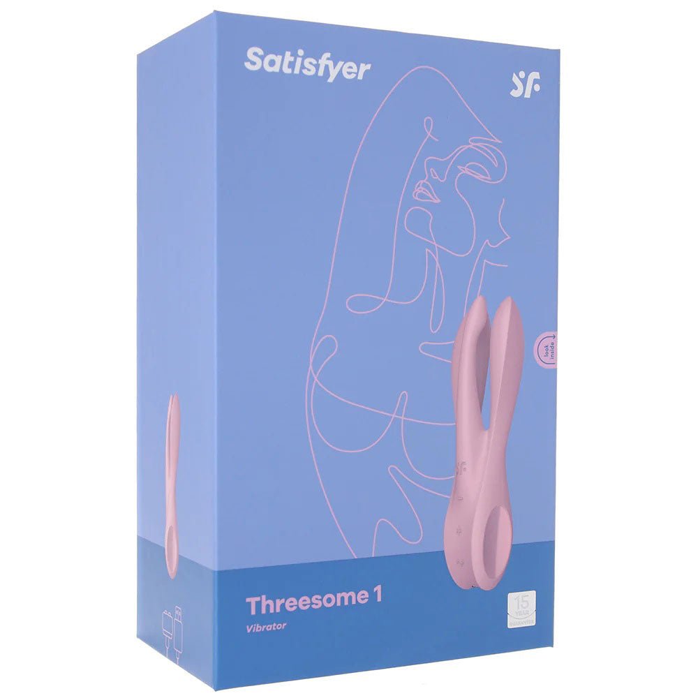 Threesome 1 - Vibrator - Pink - TruLuv Novelties