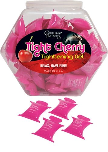 Tight Cherry - Tightening Gel - 72 Piece Fishbowl - 10ml Pillows - TruLuv Novelties