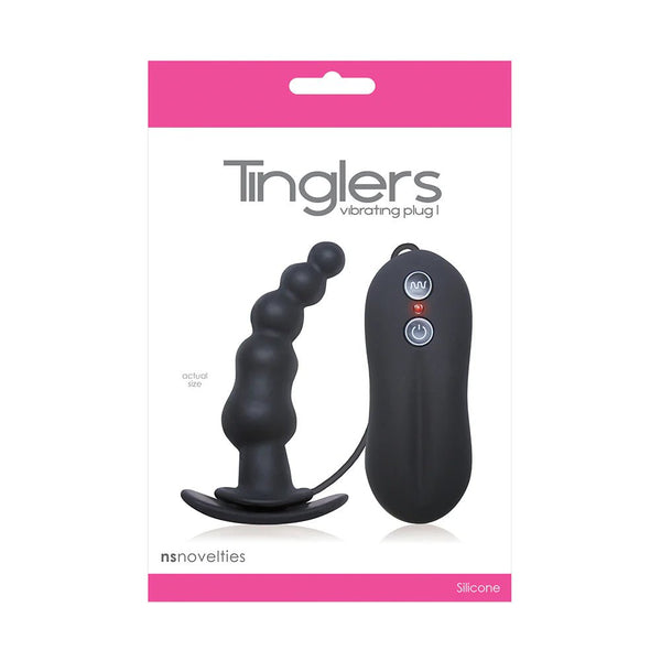 Tinglers Vibrating Plug I Black - TruLuv Novelties