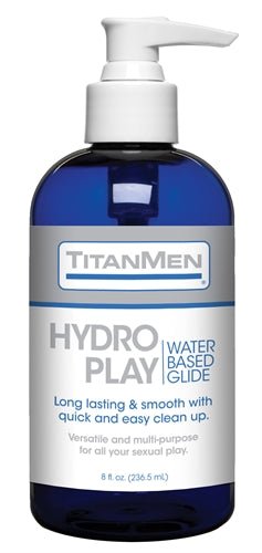 Titanmen Hydro Play Water Based Glide - Bulk - 8 Fl. Oz. - TruLuv Novelties