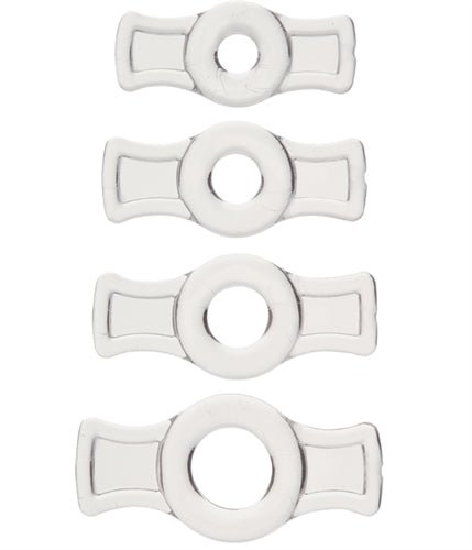 Titanmen Tools Cock Ring Set - Clear - TruLuv Novelties