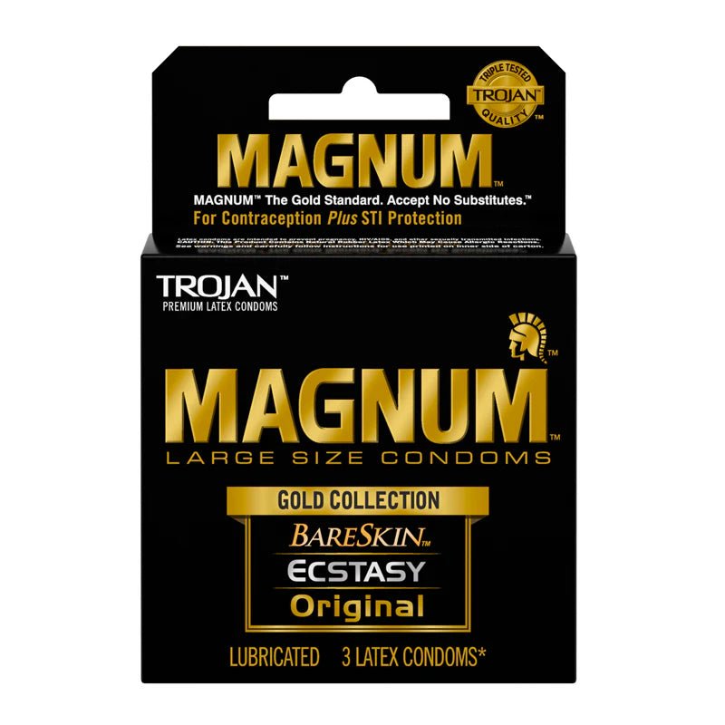Trojan Magnum Gold Collection 3pk - TruLuv Novelties