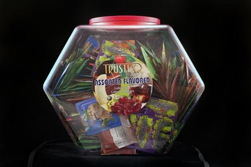 Trustex Assorted Flavors - 288 Piece Fishbowl - TruLuv Novelties
