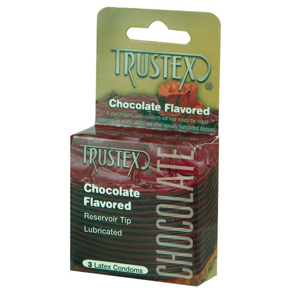 Trustex Flavored Condoms (Chocolate/3 Pack) - TruLuv Novelties