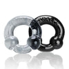 Ultraballs 2- Piece Cockring Set - Black & - TruLuv Novelties