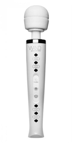 Utopia 10 Function Cordless Rechargeable Wand Massager - White - TruLuv Novelties