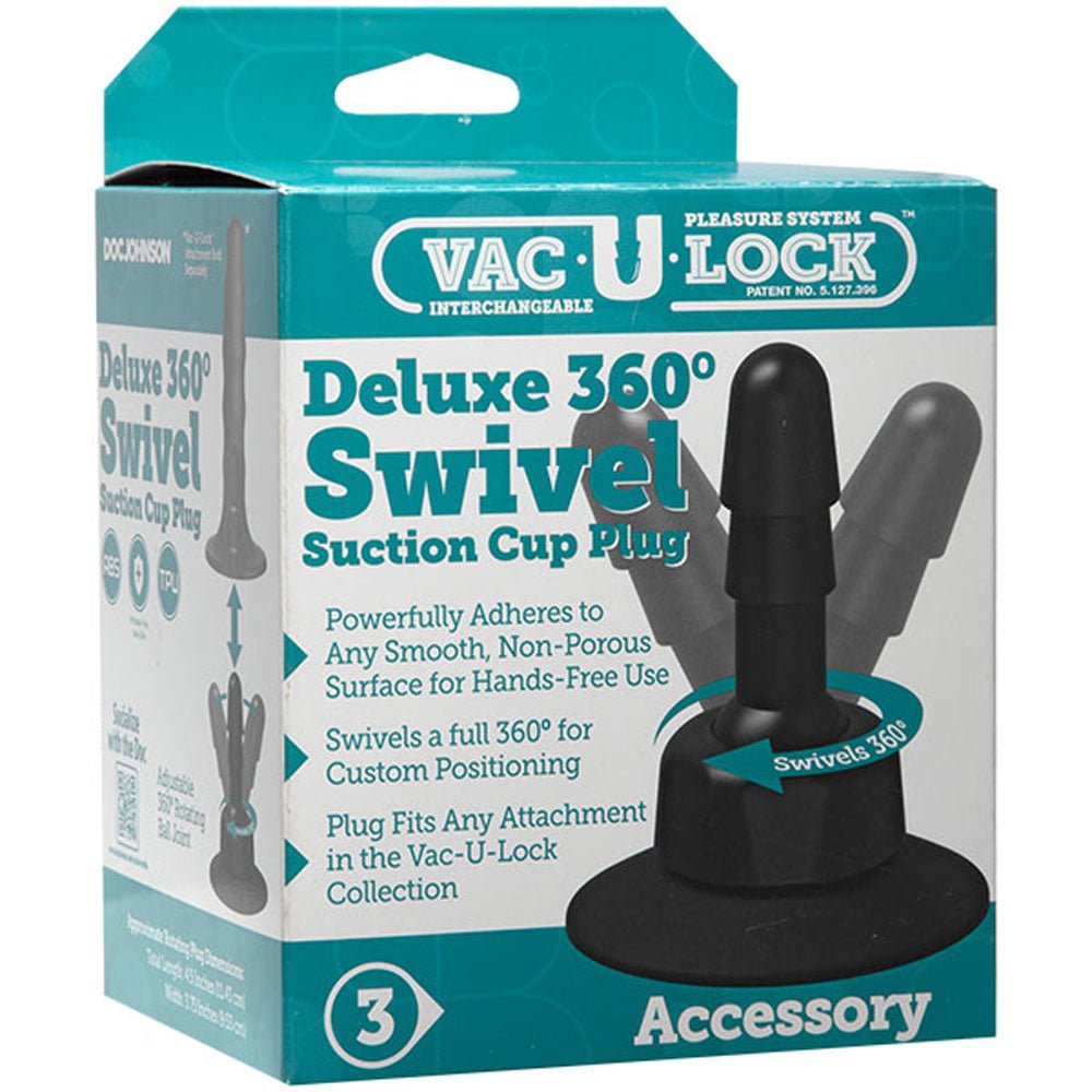 Vac-U-Lock - Deluxe 360 Swivel Suction Cup Plug - TruLuv Novelties