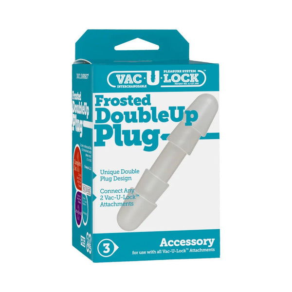 Vac - U - Lock - Frosted DoubleUp Plug Frost - TruLuv Novelties