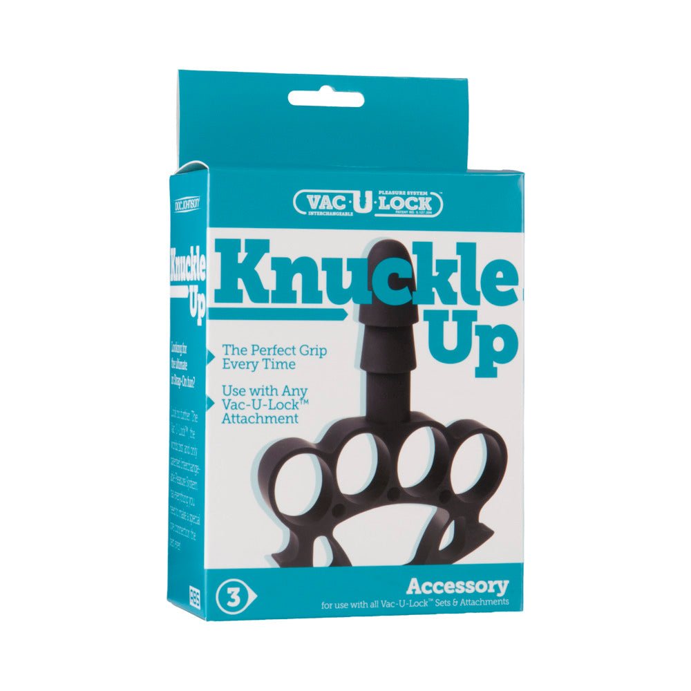 Vac - U - Lock - Knuckle Up Black - TruLuv Novelties