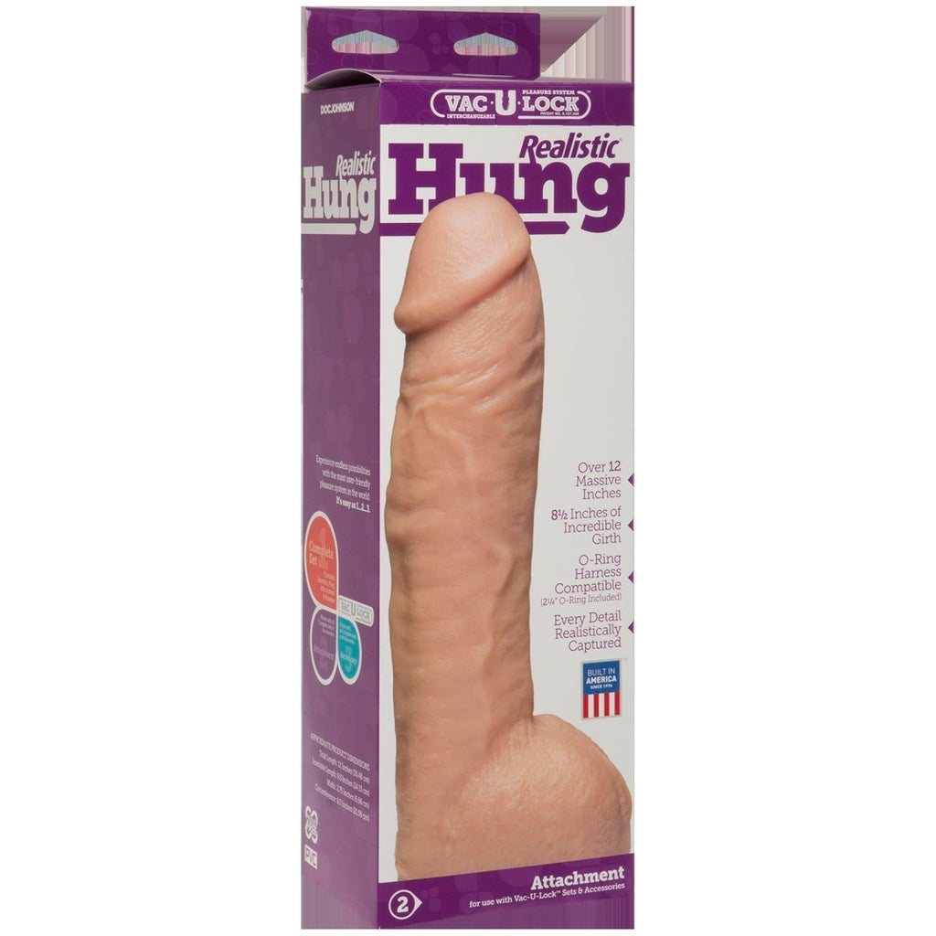 Vac-U-Lock Realistic Hung. - TruLuv Novelties