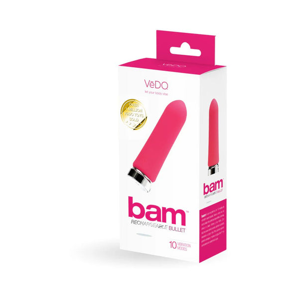 VeDO Bam Rechargeable Bullet - Foxy Pink - TruLuv Novelties
