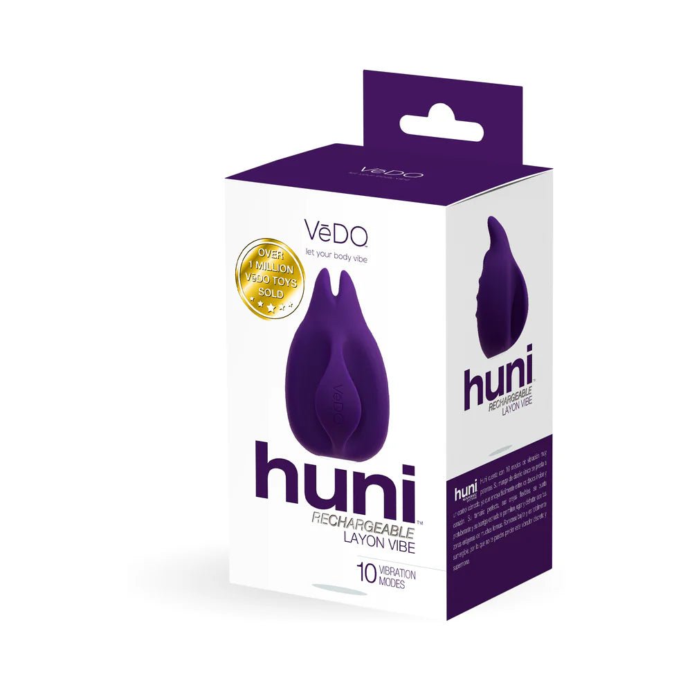 VeDO Huni Rechargeable Finger Vibe Deep Purple - TruLuv Novelties