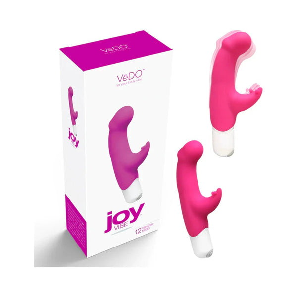 VeDO Joy Mini Vibe Hot In Bed Pink - TruLuv Novelties