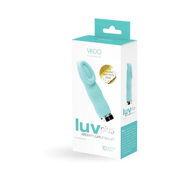 VeDO Luvplus Rechargeable Vibe - Tease Me Turquoise - TruLuv Novelties