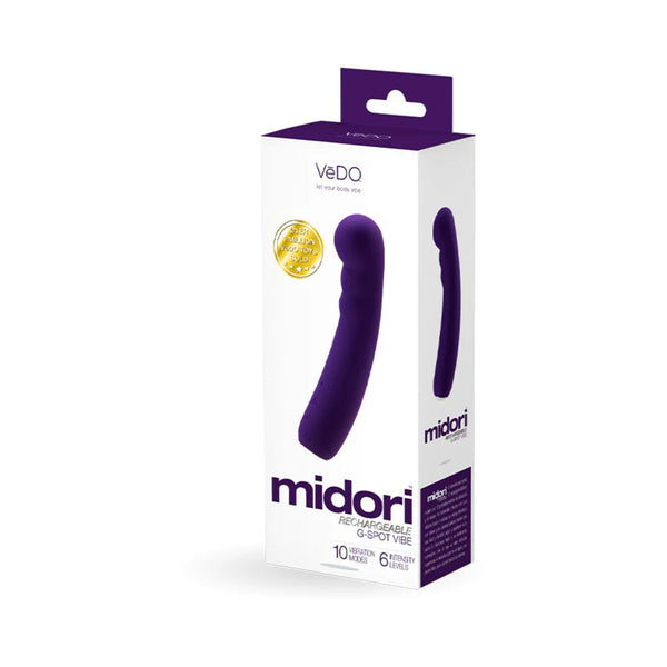 VeDO Midori Rechargeable G - Spot Vibe Deep Purple - TruLuv Novelties
