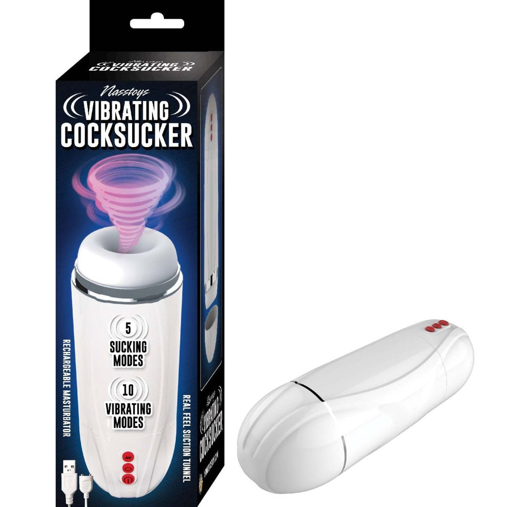 Vibrating Cocksucker - White - TruLuv Novelties