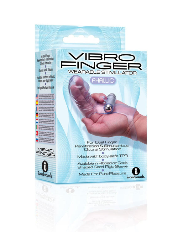 Vibro Finger Wearable Stimulator - Purple - TruLuv Novelties
