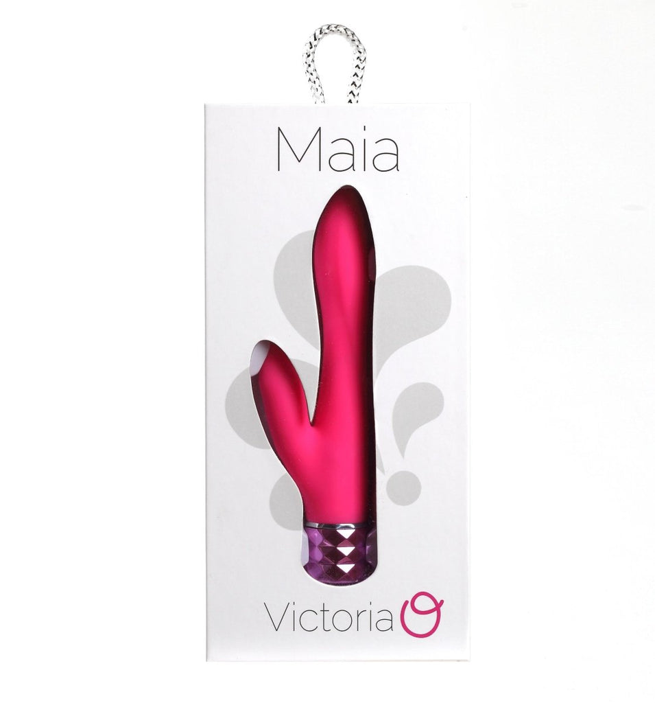 Victoria Crystal Gem Dual Vibrator - Pink - TruLuv Novelties
