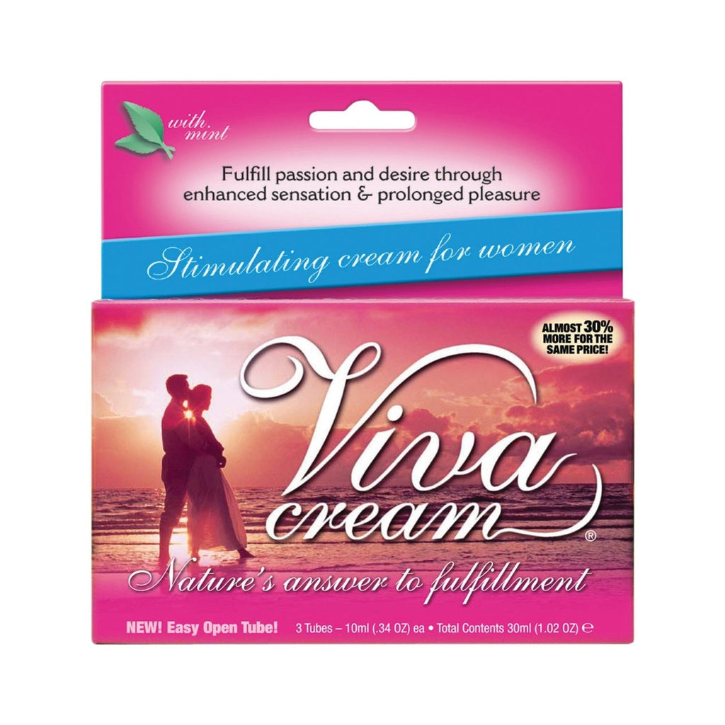 Viva Cream - 3 Count Box - 10ml Tubes - TruLuv Novelties