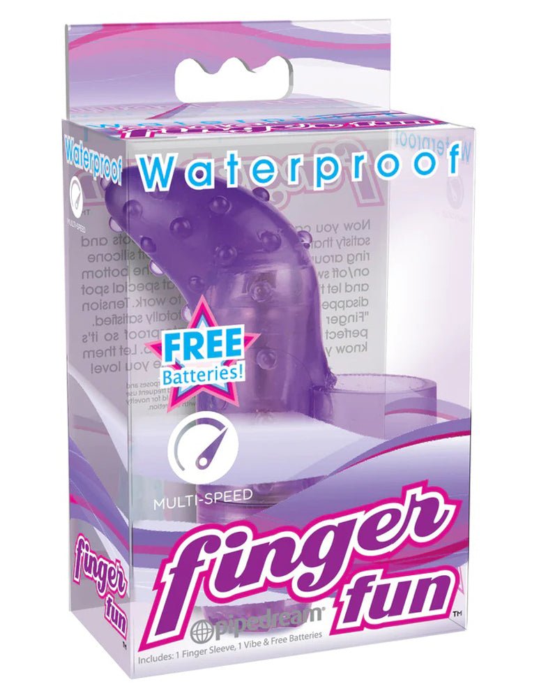 Waterproof Finger Fun - Purple - TruLuv Novelties