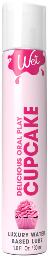 Wet Delicious Oral Play - Cupcake - Waterbased Flavored Lube 1 Oz - TruLuv Novelties