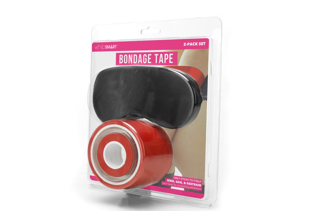 Whipsmart 100ft Bondage Tape Red - TruLuv Novelties