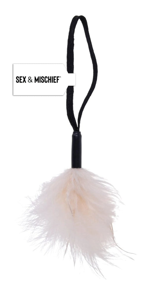 White Wrist Feather Tickler - TruLuv Novelties
