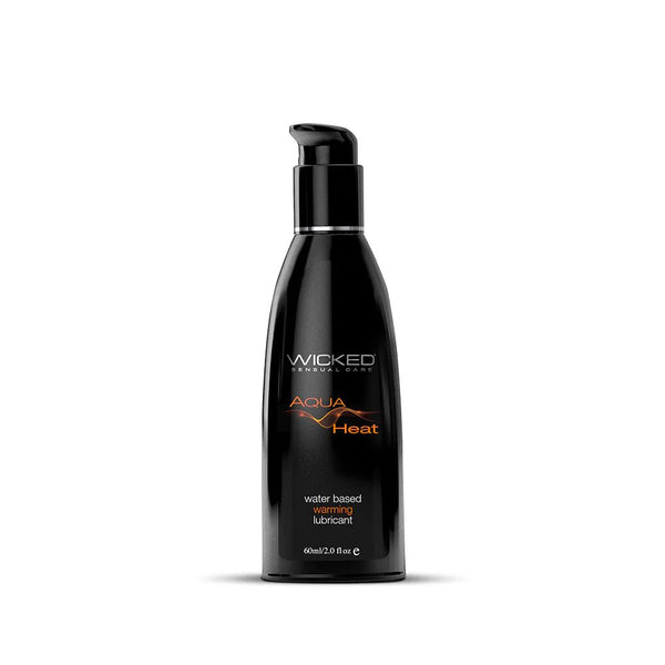 Wicked Aqua Heat Water - Based Warming Lubricant 2 oz. - TruLuv Novelties