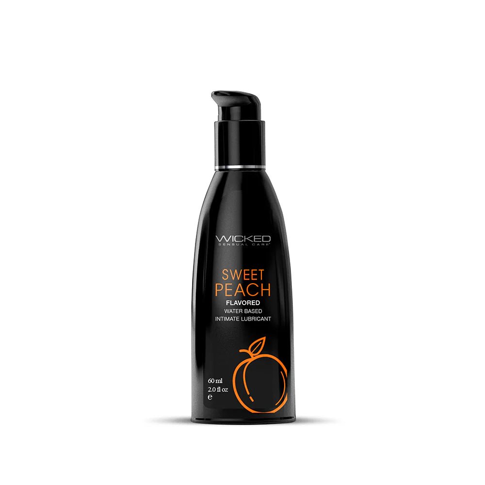 Wicked Aqua Sweet Peach Water - Based Lubricant 2 oz. - TruLuv Novelties