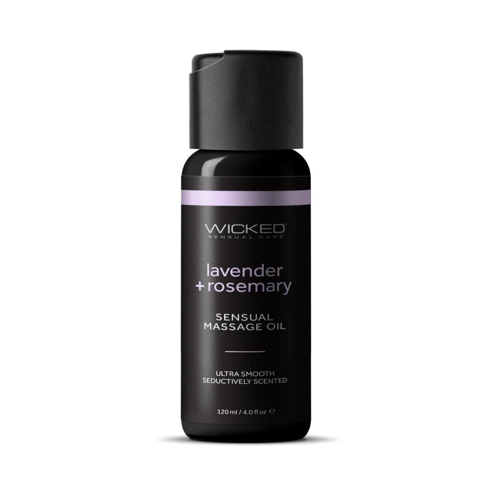 Wicked Lavender and Rosemary Massage Oil 4 oz. - TruLuv Novelties