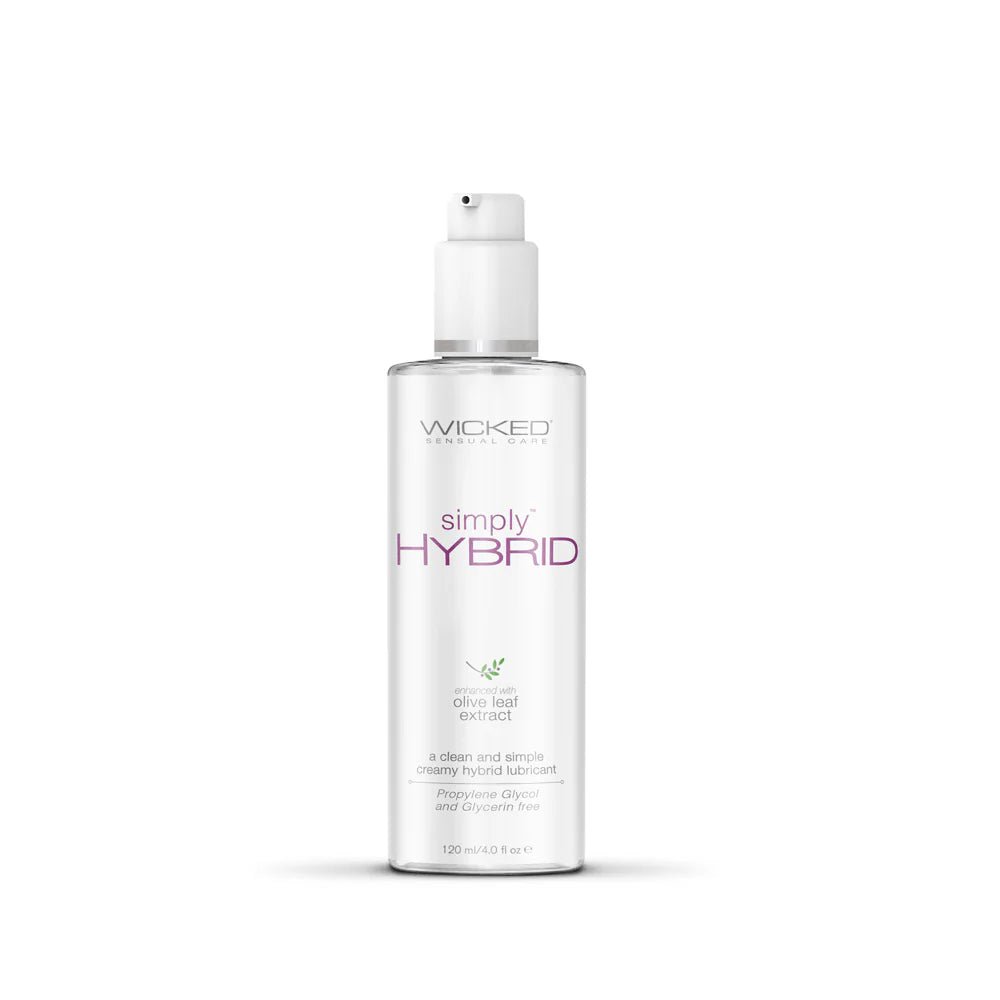 Wicked Simply Hybrid Lubricant 4 oz. - TruLuv Novelties