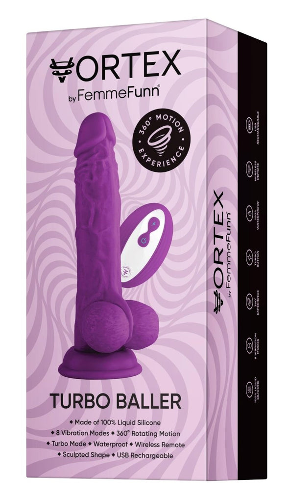 Wireless Turbo Baller - Purple - TruLuv Novelties