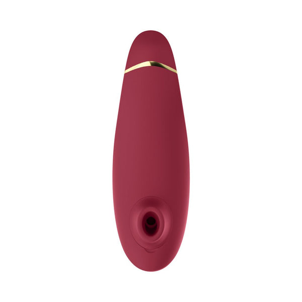 Womanizer Premium 2 Rechargeable Silicone Luxurious Pleasure Air Clitoral Stimulator Bordeaux - TruLuv Novelties
