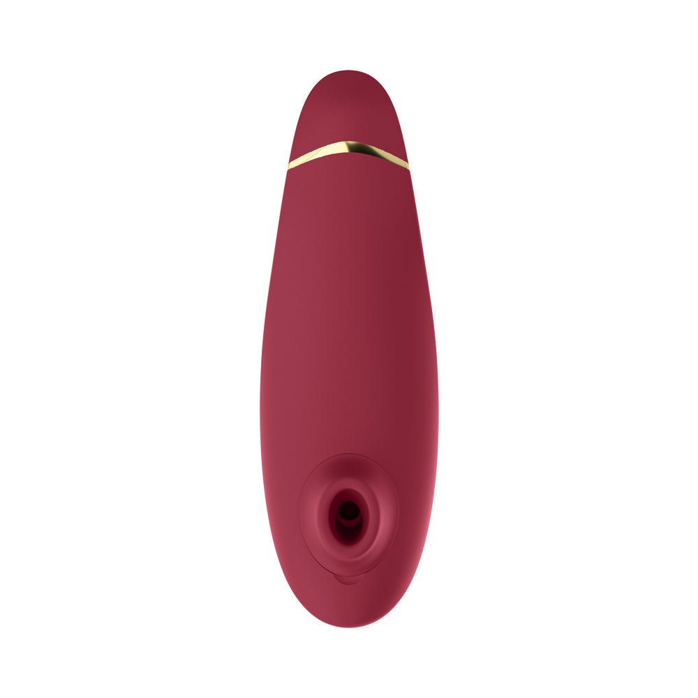 Womanizer Premium 2 Rechargeable Silicone Luxurious Pleasure Air Clitoral Stimulator Bordeaux - TruLuv Novelties