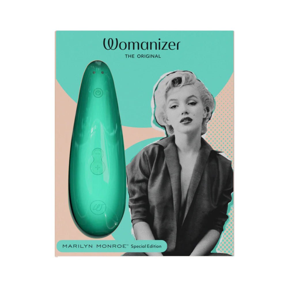 Womanizer x Marilyn Monroe Classic 2 Special Edition Pleasure Air Clitoral Stimulator Mint - TruLuv Novelties