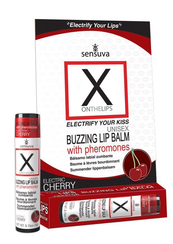 X on the Lips With Pheromones Cherry - TruLuv Novelties