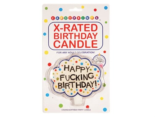 X-Rated Birthday Candle - TruLuv Novelties