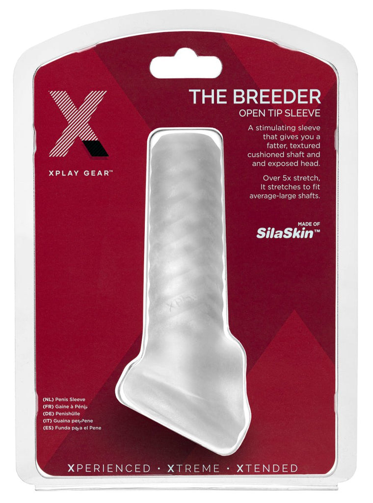 Xplay Breeder - Sleeve - Clear - TruLuv Novelties