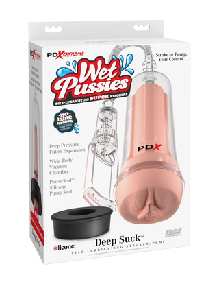 Pdx Extreme Wet Pussies Self-Lubricating Pump System - Deep Suck