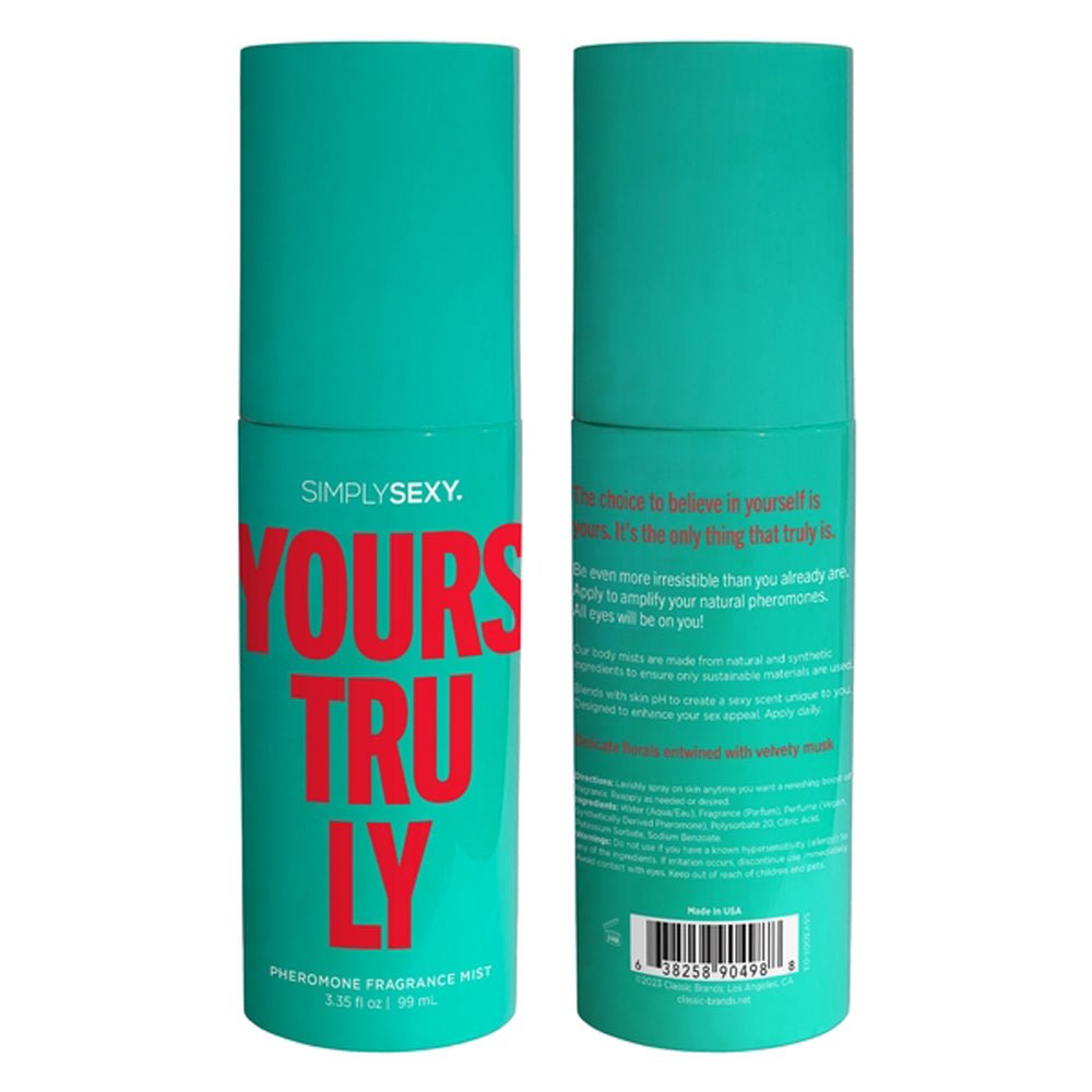 Yours Truly - Pheromone Fragrance Mists 3.35 Oz - TruLuv Novelties