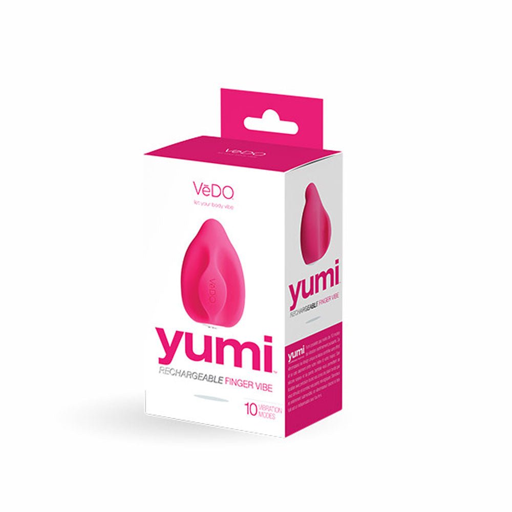 Yumi Rechargeable Finger Vibe - Foxy Pink - TruLuv Novelties