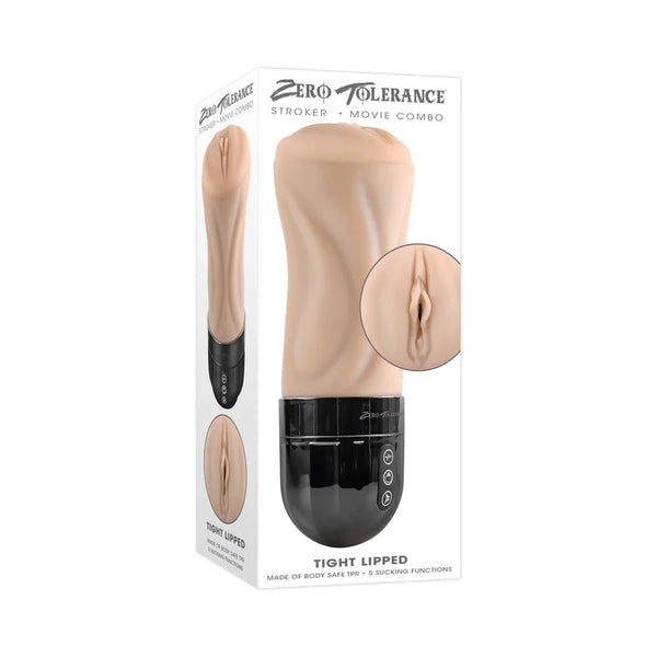 Zero Tolerance Tight Lipped Rechargeable Stroker with Suction Light - TruLuv Novelties