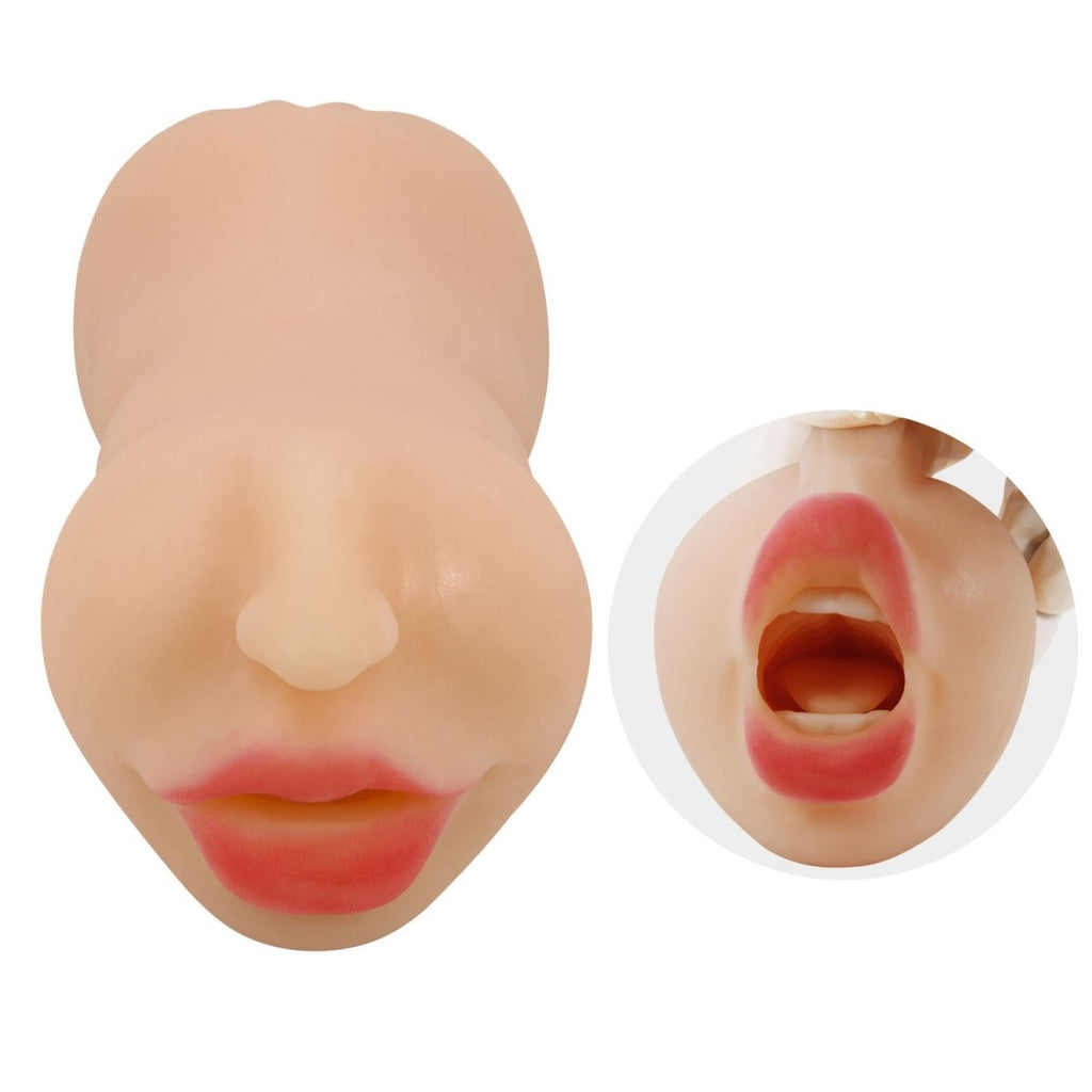 Zoey Mouth Masturbator Sleeve - Light - TruLuv Novelties